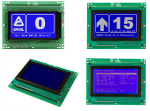 Графический ЖК-дисплей с разрешением 240 x 128 пикселей, разработанный для лифтов LCD240X128